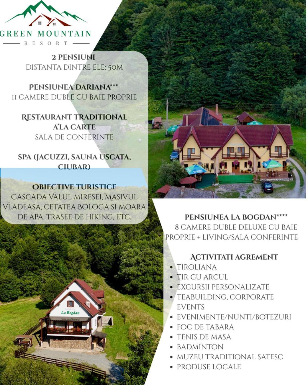 Green Mountain Resort Scrind-Frăsinet Exteriér fotografie